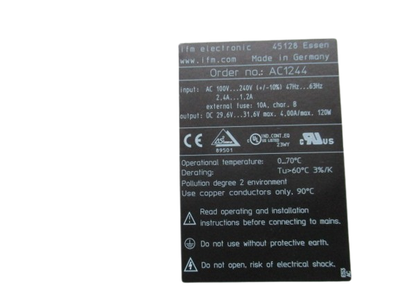 ifm Electronic AC1244 AS-i Power Supply